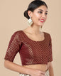 Silk Brocade Blouse
