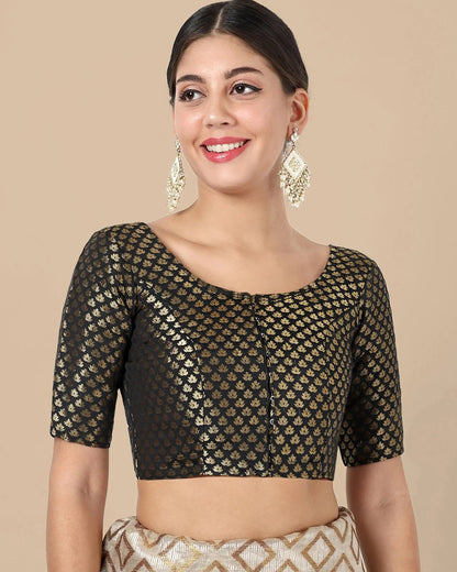 Silk Brocade Blouse