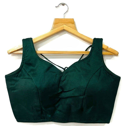 Plain Milan Silk Blouse (11 inch sleeves attached inside)