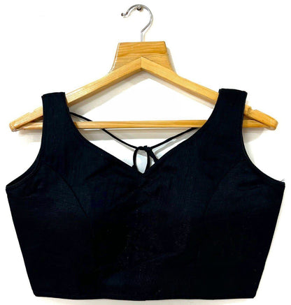 Plain Milan Silk Blouse (11 inch sleeves attached inside)
