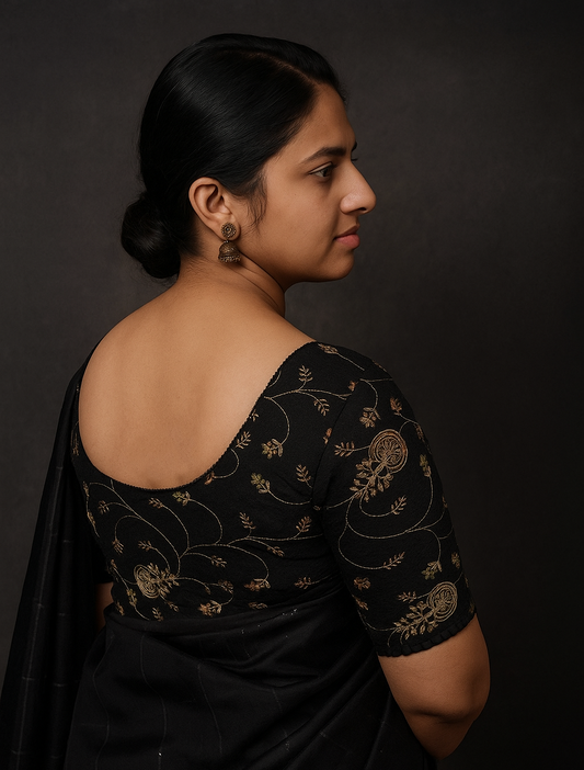 Embroidered Stretchable Blouses (XXL - Size 36-40)