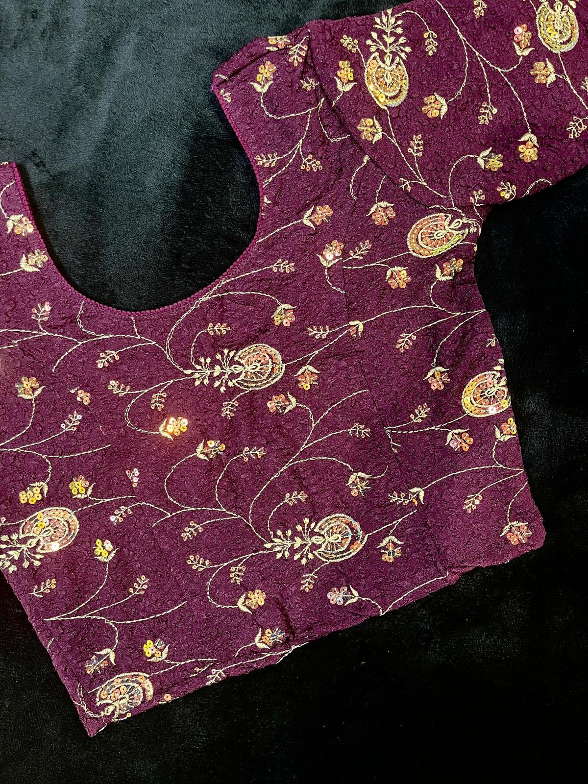 Embroidered Stretchable Blouses (XXL - Size 36-40)