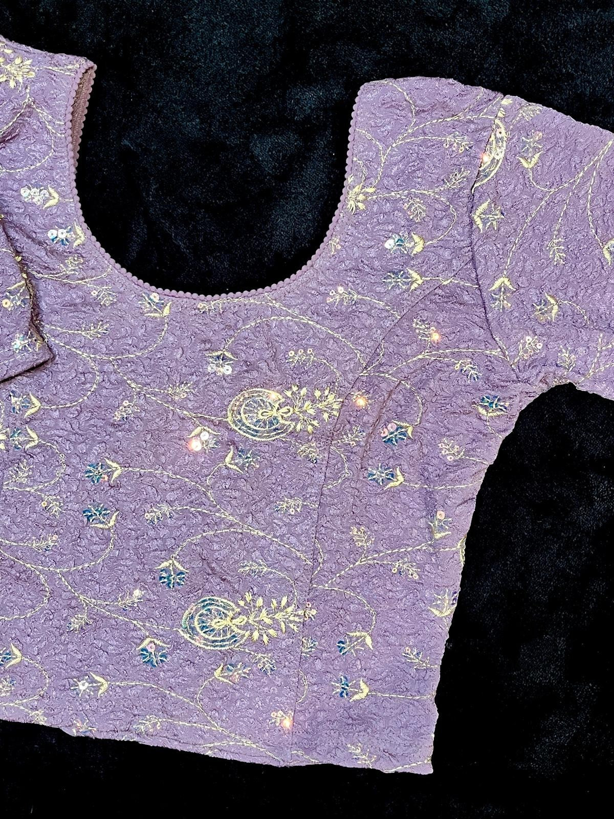 Embroidered Stretchable Blouses (XXL - Size 36-40)