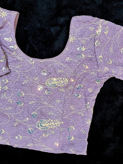 Embroidered Stretchable Blouses (XXL - Size 36-40)