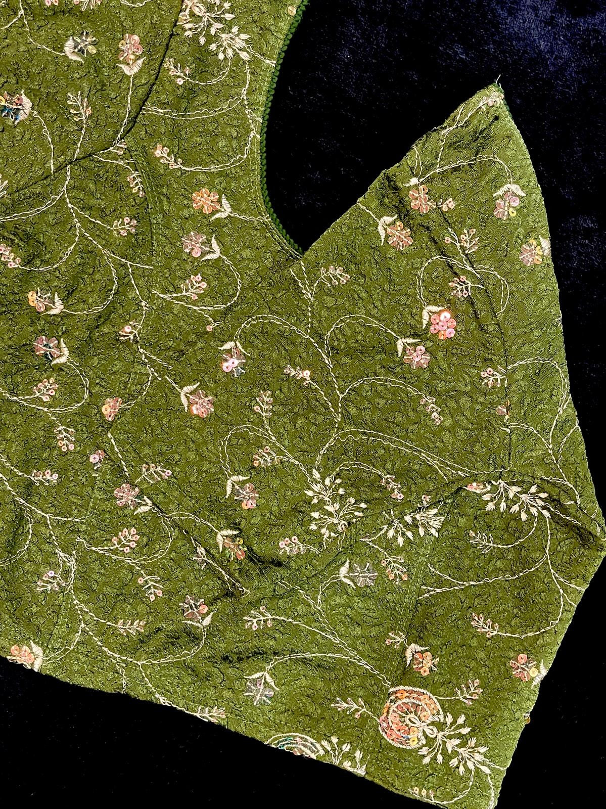 Embroidered Stretchable Blouses (XXL - Size 36-40)