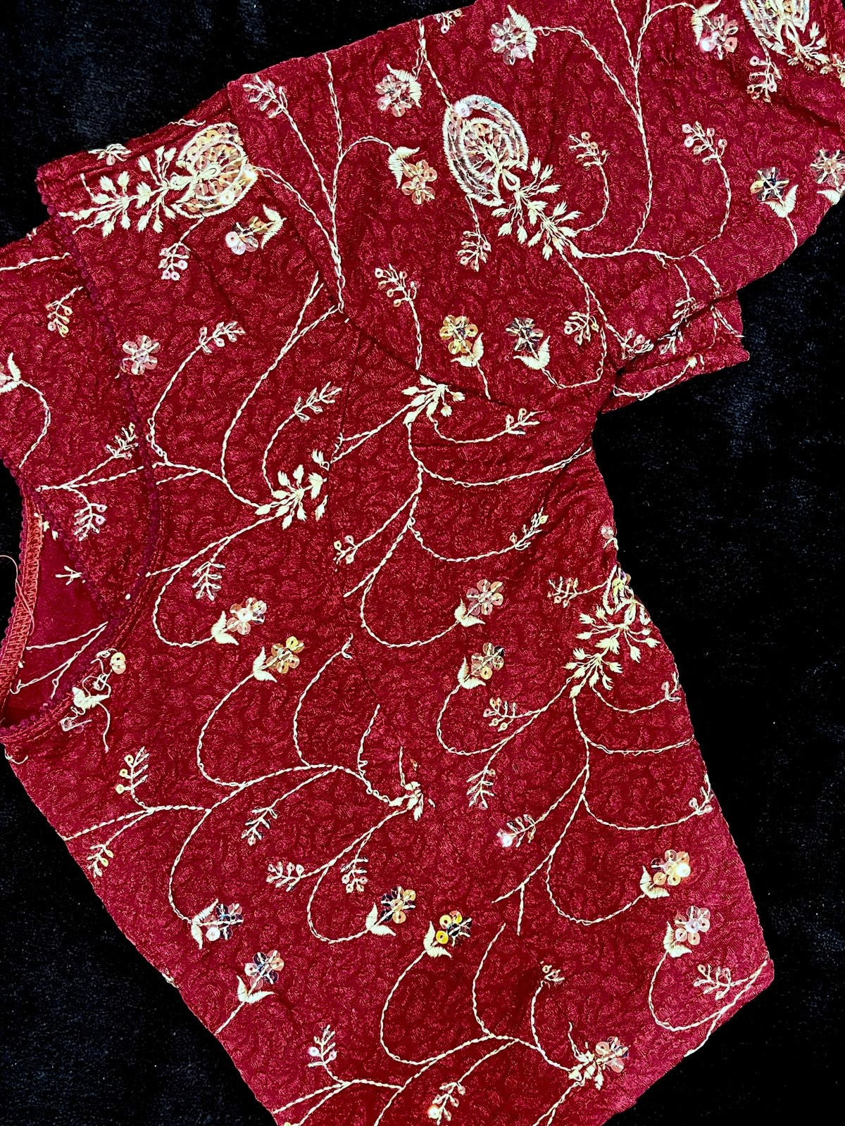 Embroidered Stretchable Blouses (XXL - Size 36-40)